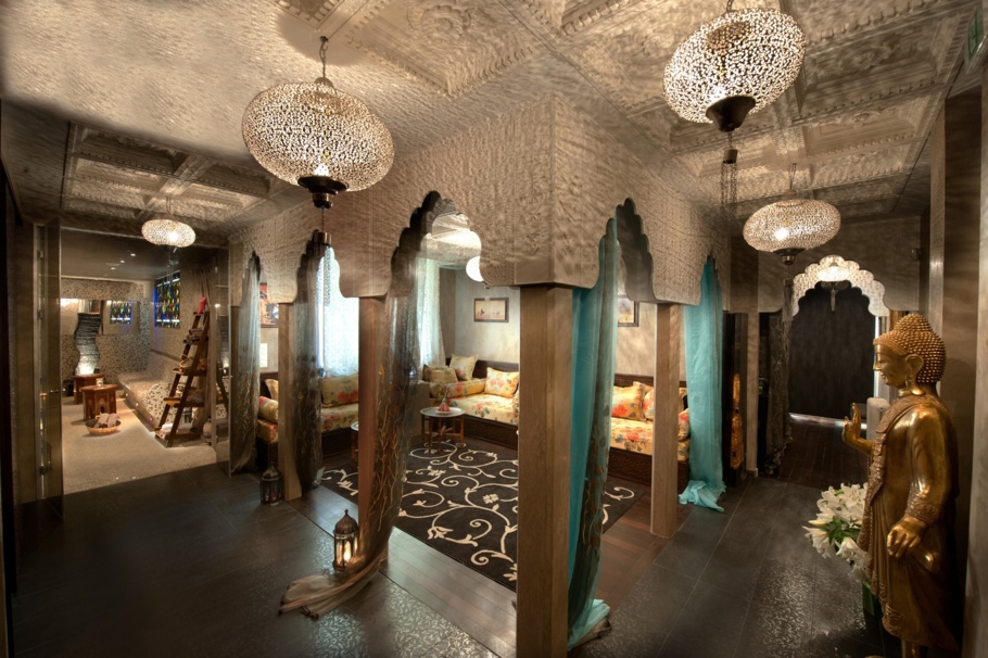 Le lounge oriental de l'Institut Hammam & Spa Or'Normes