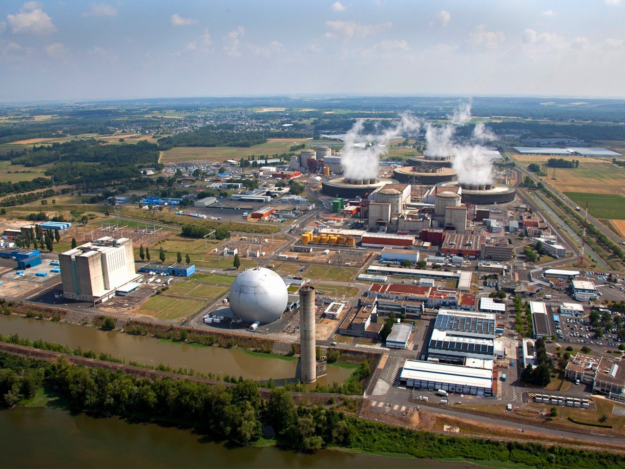 Centrale nucléaire de Chinon (©EDF)