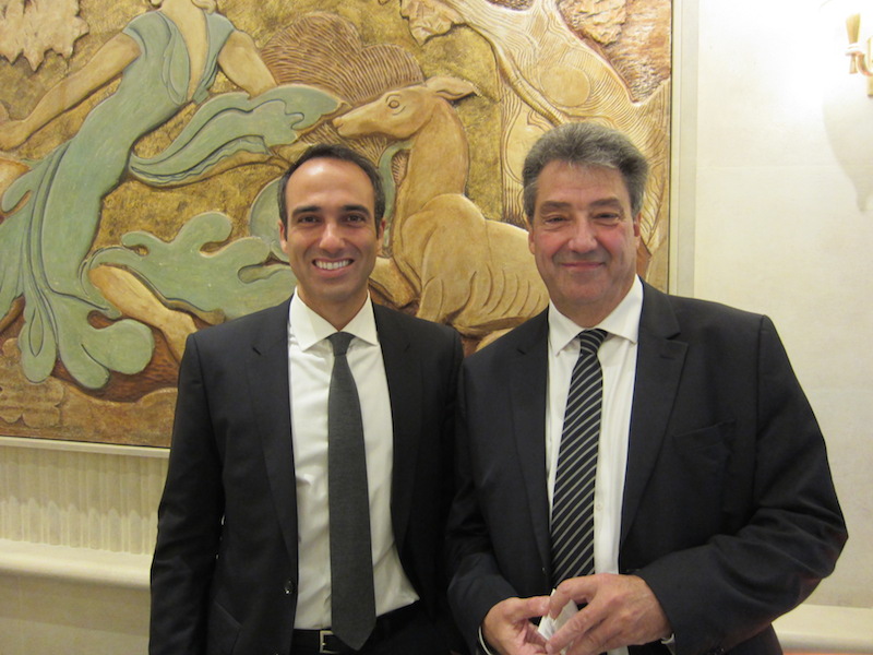 Jean Dionnet d'Univairmer avec David Amsellem, le président de John Paul, vient de s'associer pour lancer un service de conciergerie. Photo LAC