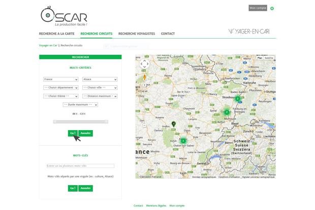 Voyager-en-car.com, c’est 25 salariés, 2 200 prestataires recensés et plus de 600 voyagistes utilisateurs. Voyager-en-car.com, c’est 25 salariés, 2 200 prestataires recensés et plus de 600 voyagistes utilisateurs.
