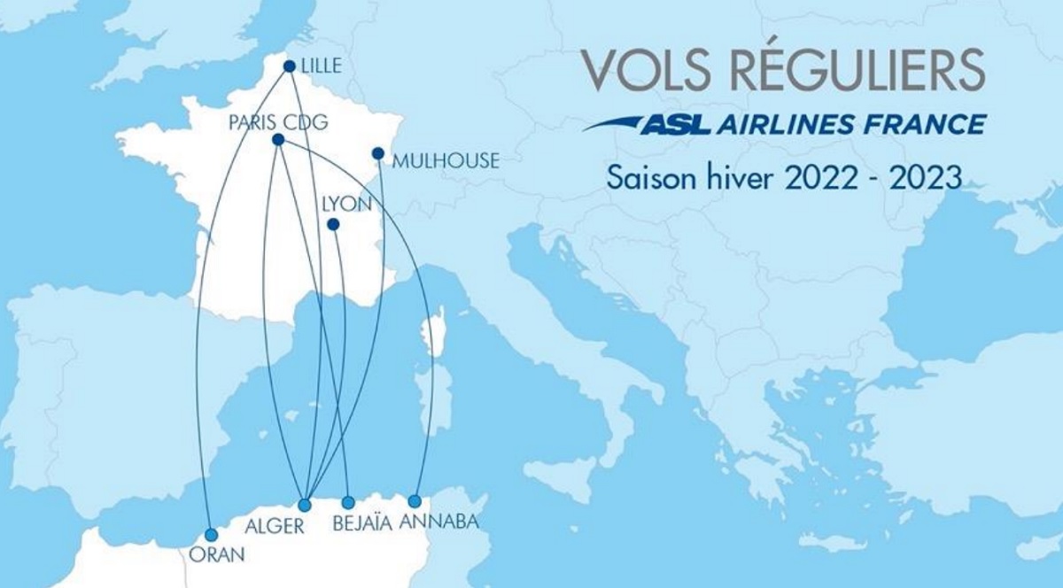Hiver 2022-2023 : ASL Airlines France ouvre les ventes vers l’Algérie