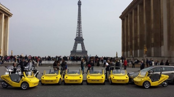 CanariCar, a new way of visiting Paris - DR