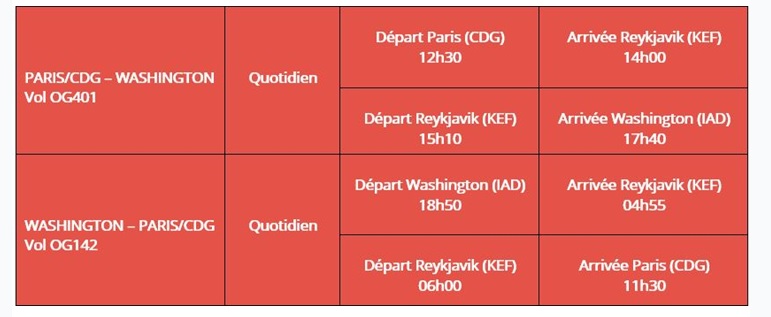 Play : Washington Dulles accessible depuis CDG