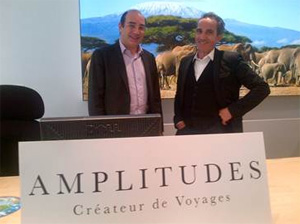 Bernard Molle, directeur commercial de Sabre France, et José Martinez, PDG d’Amplitudes