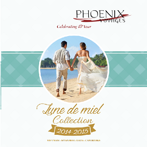 Nouvelle Brochure « Lune de Miel 2014-2015 » de Phoenix Voyages. DR