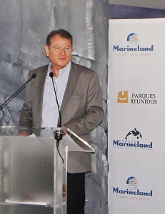 Yann Caillère est le PDG de Parques Reunidos, groupe propriétaire de Marineland à Antibes - Photo M.B.