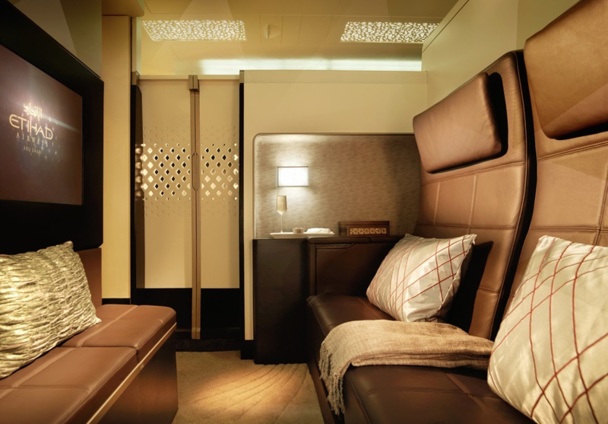 Etihad Airways first class suite luxury