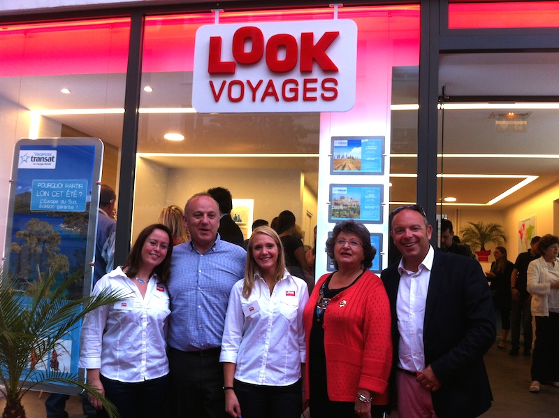 La nouvelle équipe de l'agence Look Voyages à Maisons-Alfort. Photo LAC