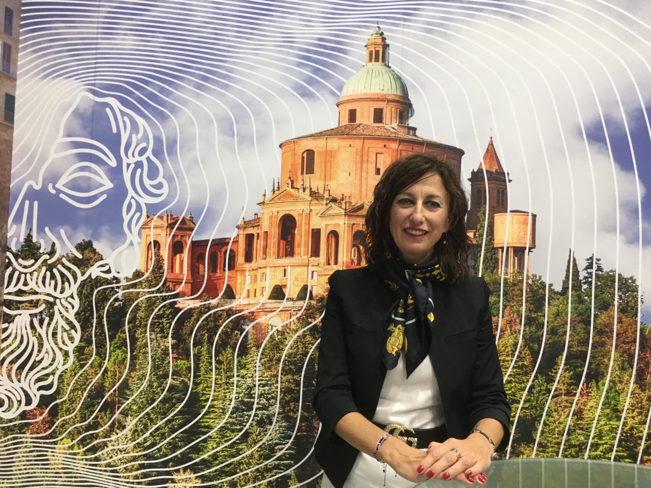 L'Italie en force sur l'IFTM. Selon Federica Galbesi, la directrice de l'ENIT à Paris, la reprise du tourisme italien est "bien engagée" (photo PB)