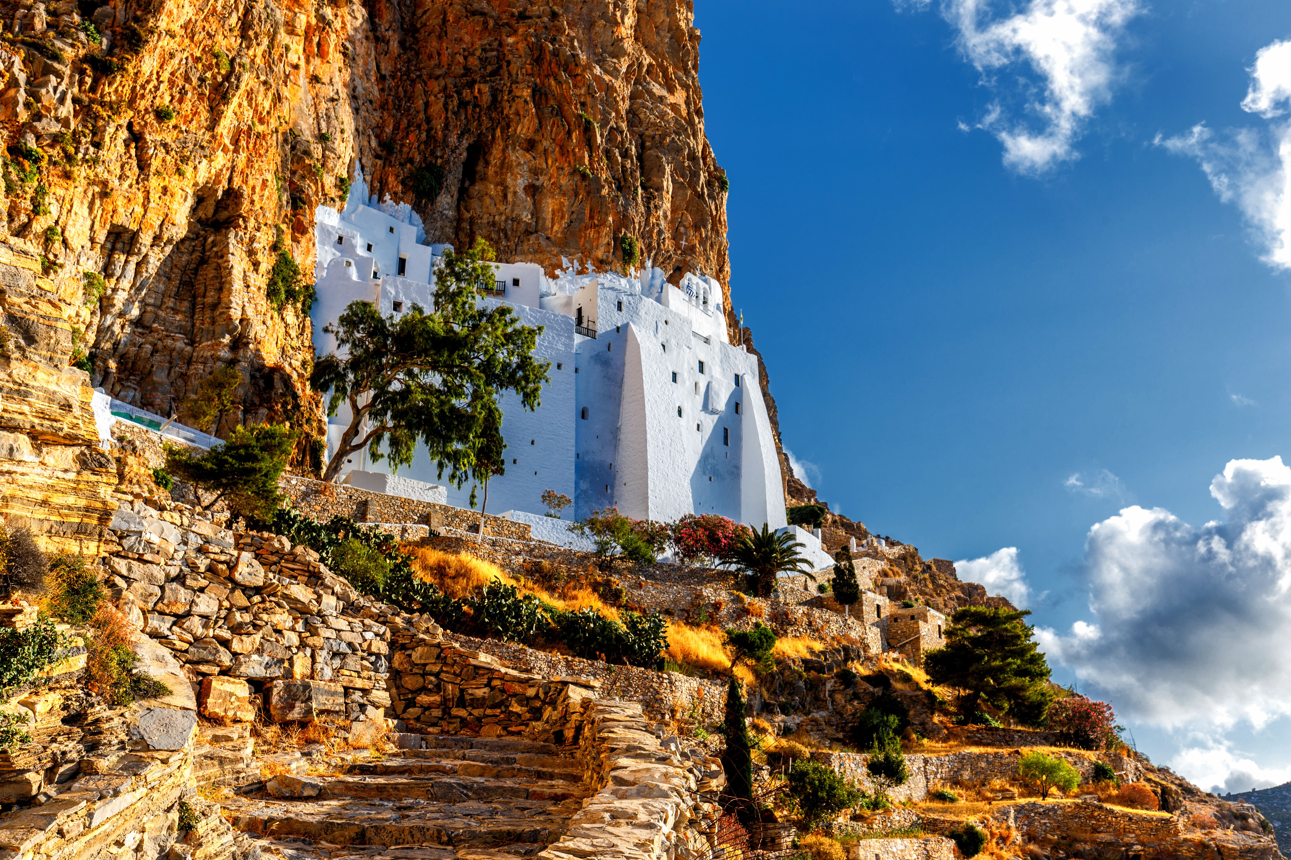 Monastère de Hozoviotissa sur l'île d'Amorgos © Greekphoto - stock.adobe.com