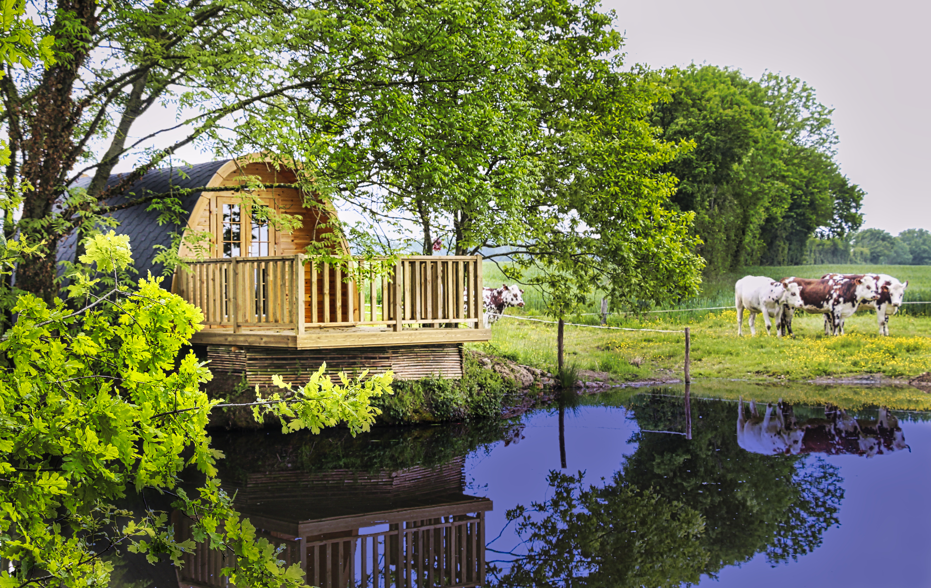 De cabanes individuelles en espace rural (©Hôtes Insolites)