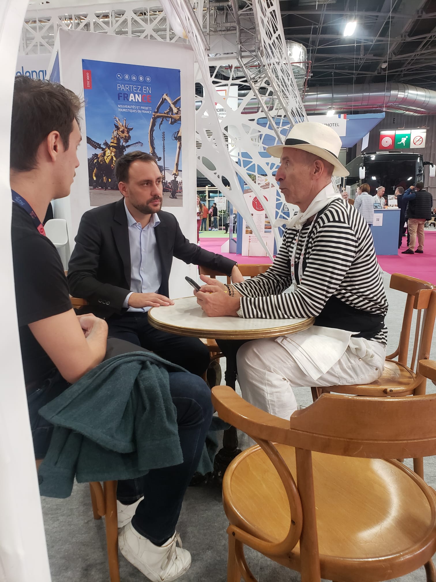 Simon Thirot, interviewé lors de l'IFTM Top Resa