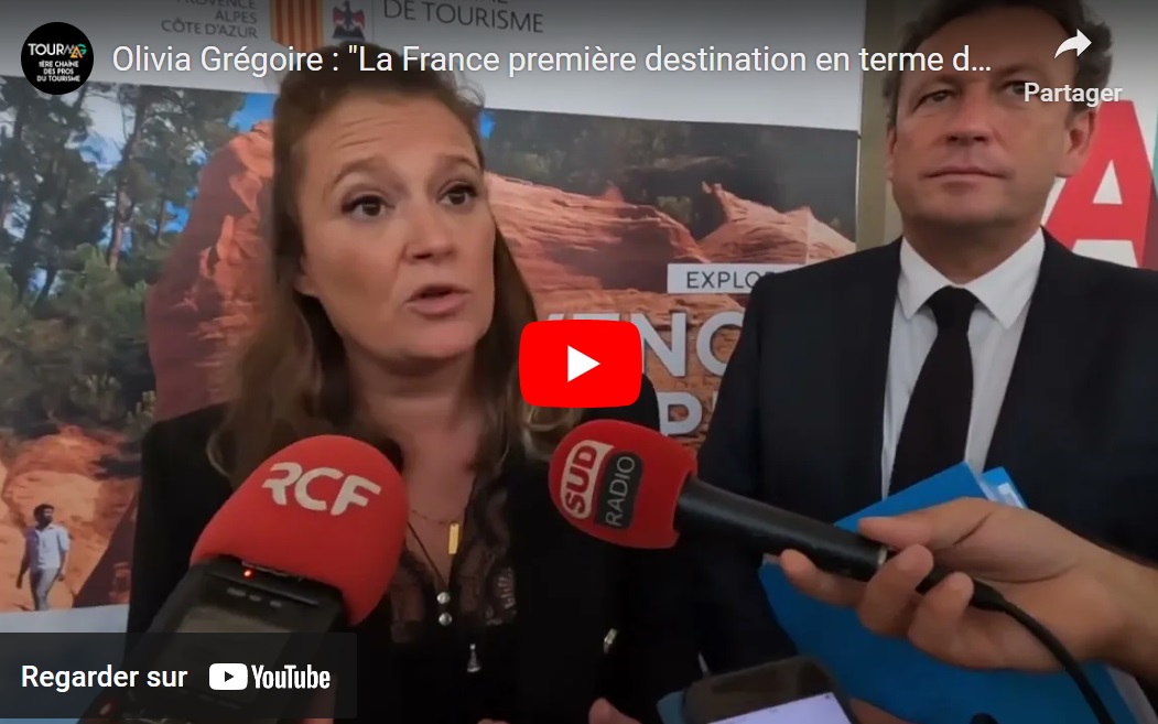 Olivia Grégoire "La France première destination en termes de recettes