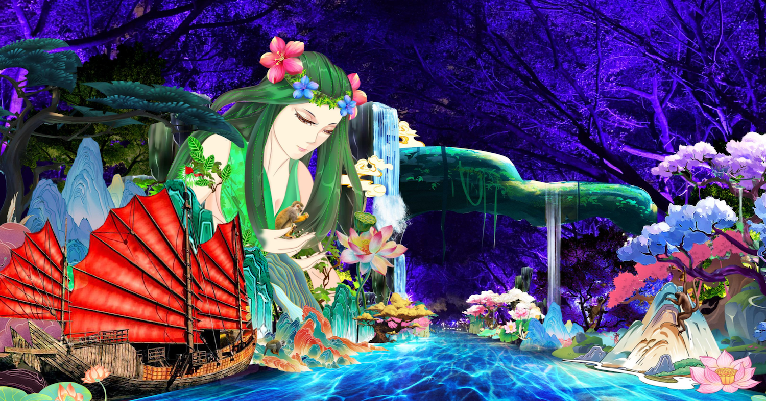 Le tableau d'entrée du Festival des Lanternes 2022(©DR) Le tableau d'entrée du Festival des Lanternes 2022(©DR)