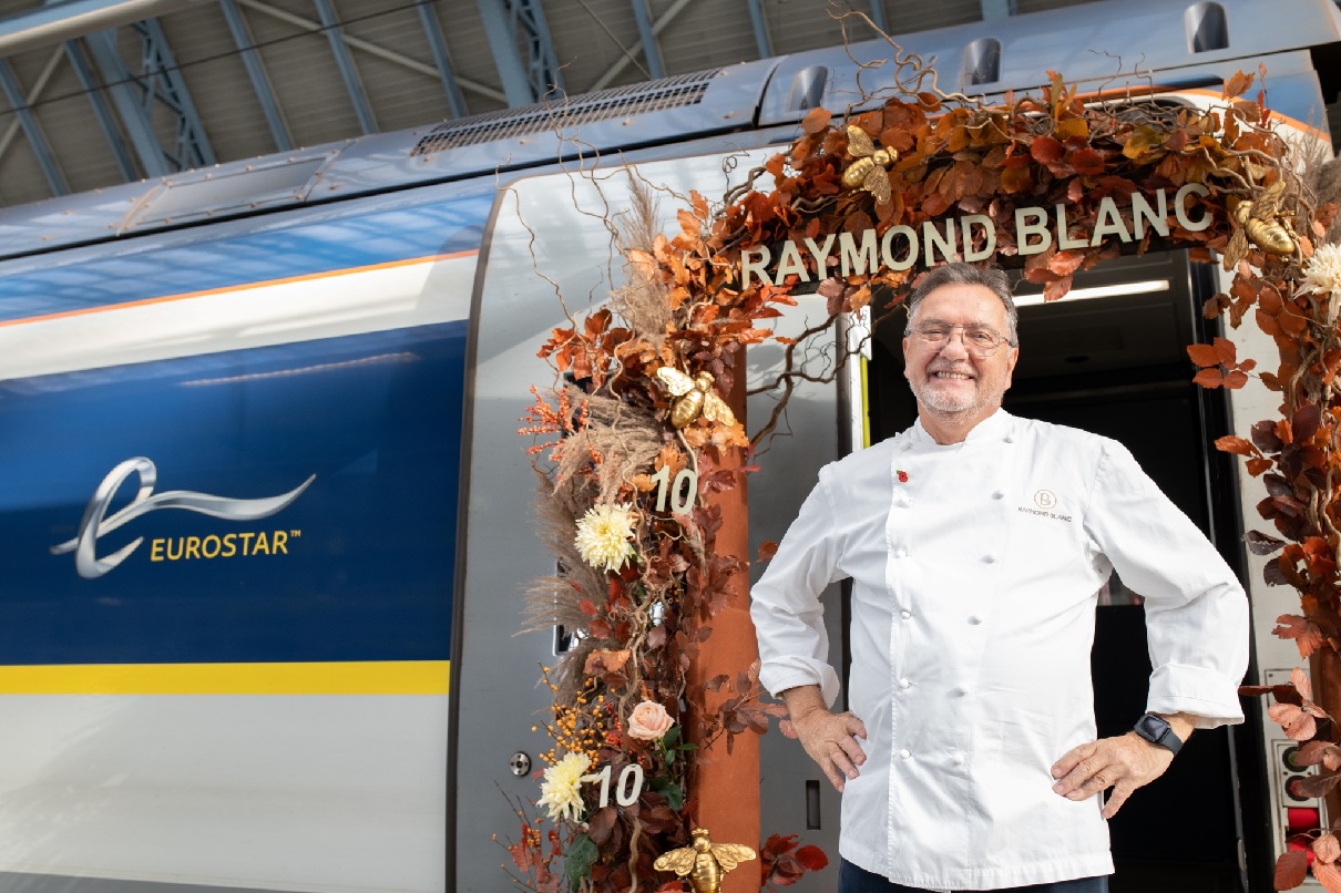 Eurostar s'est vu récompensé par la Sustainable Restaurant Association (SRA) et propose en Business Premier un menu en édition limitée.  - Photo Eurostar Eurostar s'est vu récompensé par la Sustainable Restaurant Association (SRA) et propose en Business Premier un menu en édition limitée.  - Photo Eurostar