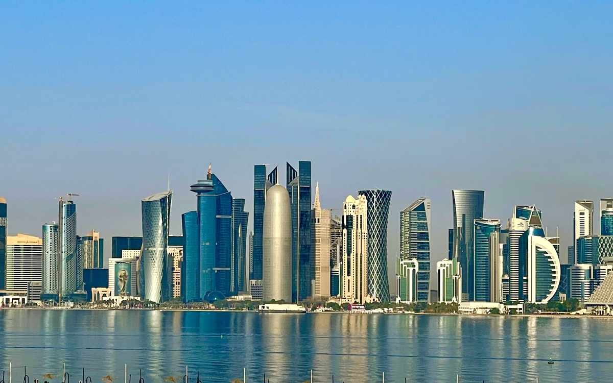 La magnifique Skyline de Doha, vue du port /crédit JDL