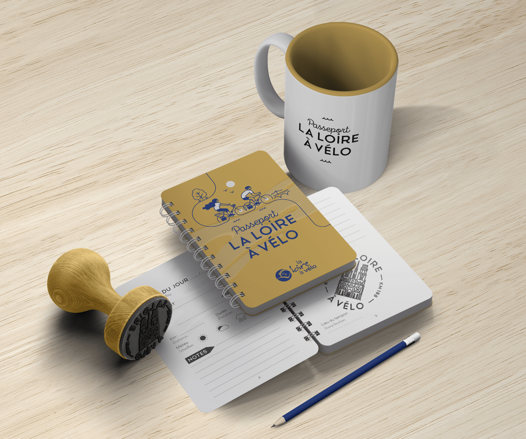 Le passeport imaginé par les deux Régions de La Loire à Vélo (©Arnaud Chauvel) Le passeport imaginé par les deux Régions de La Loire à Vélo (©Arnaud Chauvel)