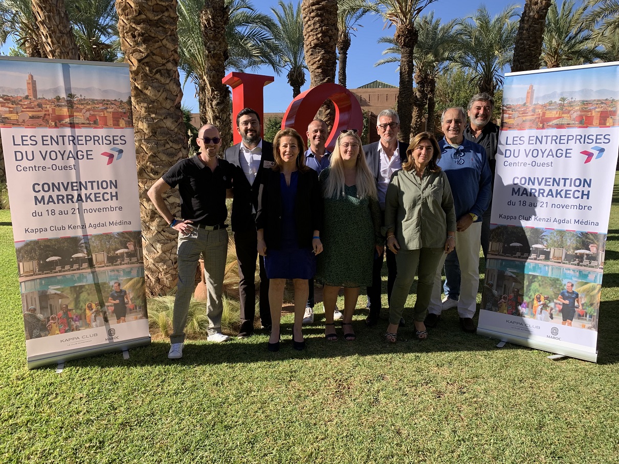 Pour la première fois, Isabelle Maimbourg, directrice générale de l'OPCO Mobilités (au centre) a participé à une convention des Entreprises du Voyage - Photo CE Pour la première fois, Isabelle Maimbourg, directrice générale de l'OPCO Mobilités (au centre) a participé à une convention des Entreprises du Voyage - Photo CE