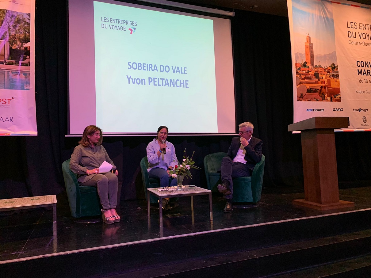 Sobeira Do Vale et Yvon Peltanche interrogés par Valérie Boned sur l'audit lancé avec le soutien de l'OPCO Mobilités - Photo CE