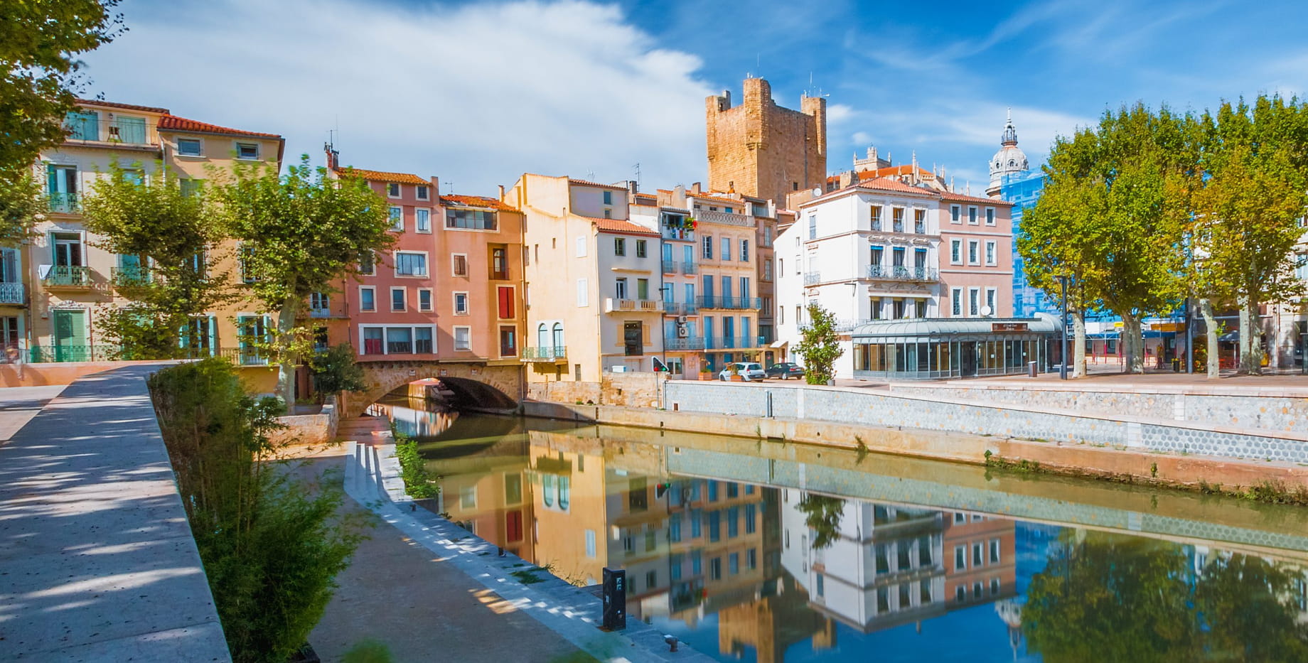 Le centre de Narbonne (©OT Côte du Midi) Le centre de Narbonne (©OT Côte du Midi)
