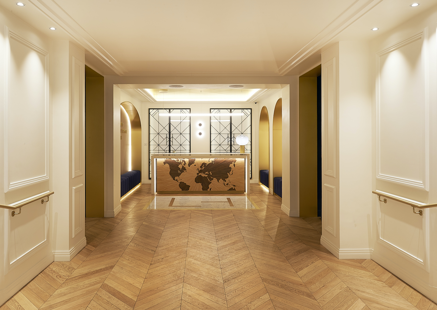 Un hall d'accueil semblable à celui d'un palace (©LHS) Un hall d'accueil semblable à celui d'un palace (©LHS)