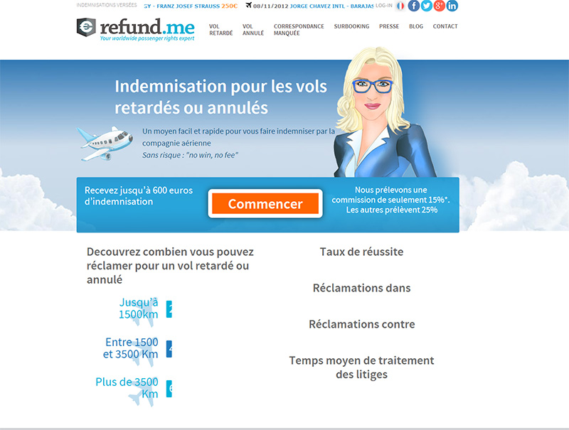 Indemnisation vols : Refund.me ouvre son application aux agents de voyages