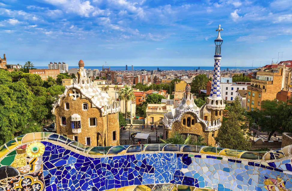 Le parc Güell à Barcelone (©OT Barcelone)