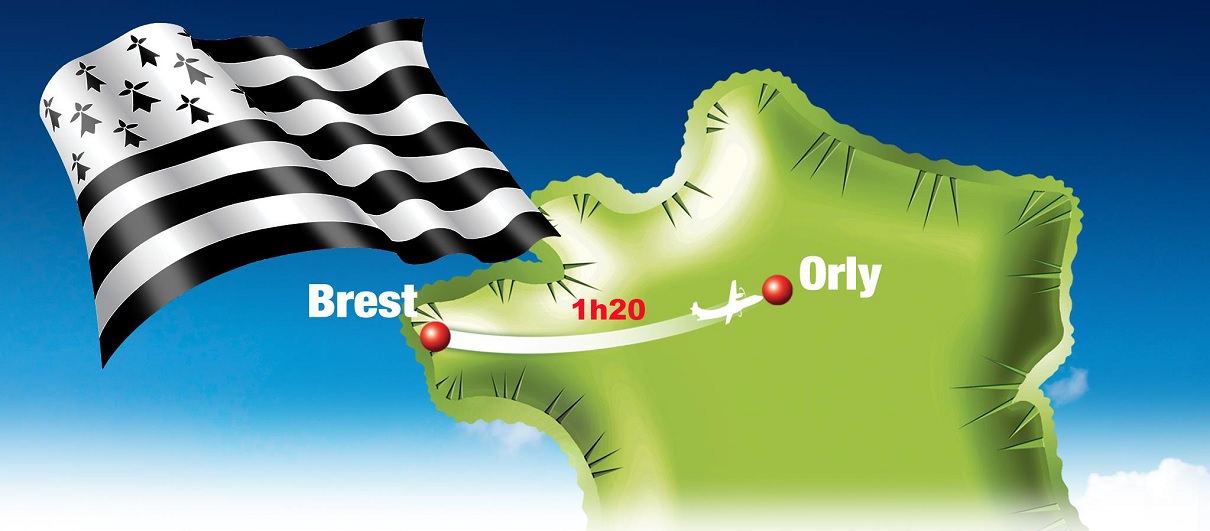 Chalair opèrera une ligne entre Brest et Paris Orly dès le mois de mars - DR