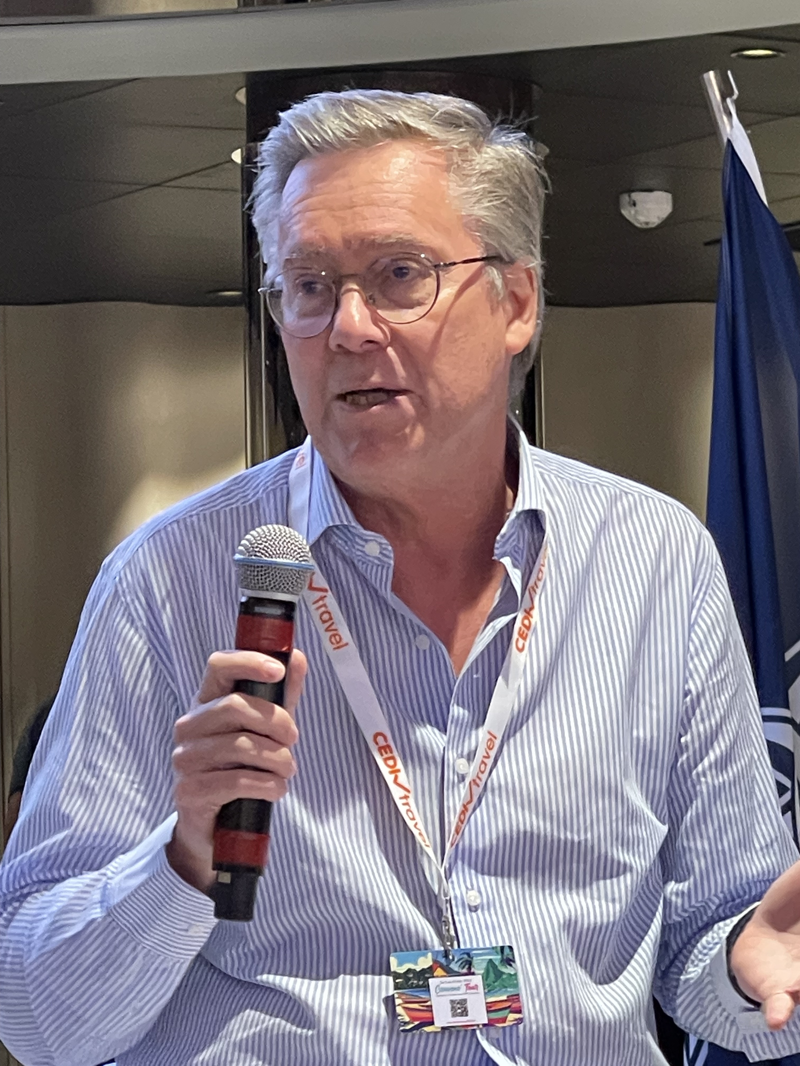 Patrick Pourbaix, MSC Croisières (©JDL)