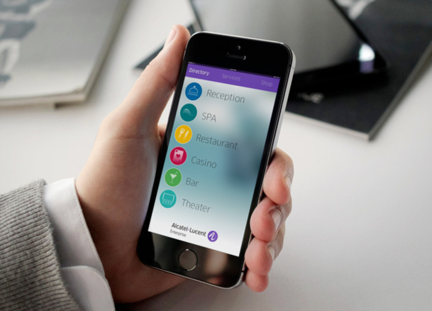 Alcatel-Lucent Enterprise developed the « Smart Guest Application Suite » that provides various services such as the mood control of the hotel room, lighting and temperature adjustment, alarm activation etc.