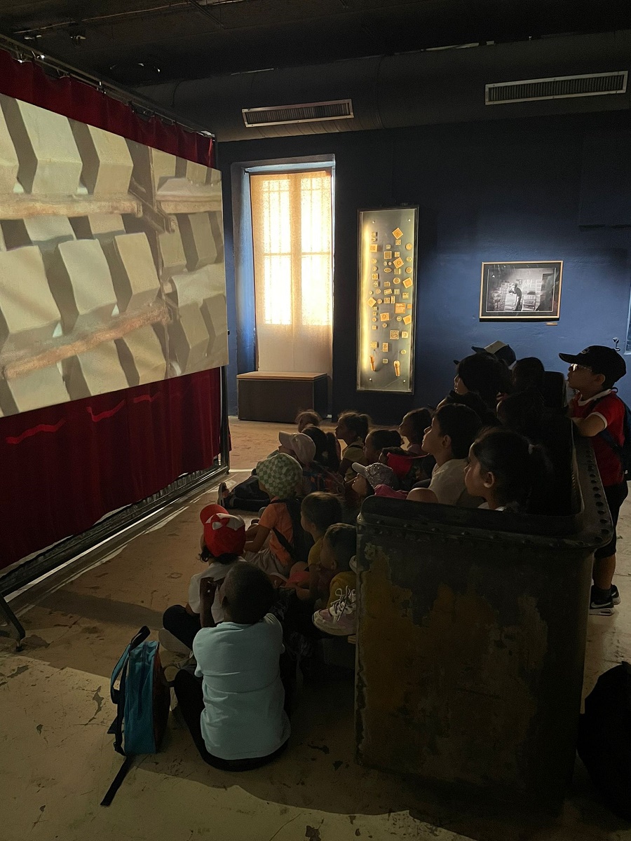 Visite d'un groupe d'enfants - DR : Musée du savon de Marseille