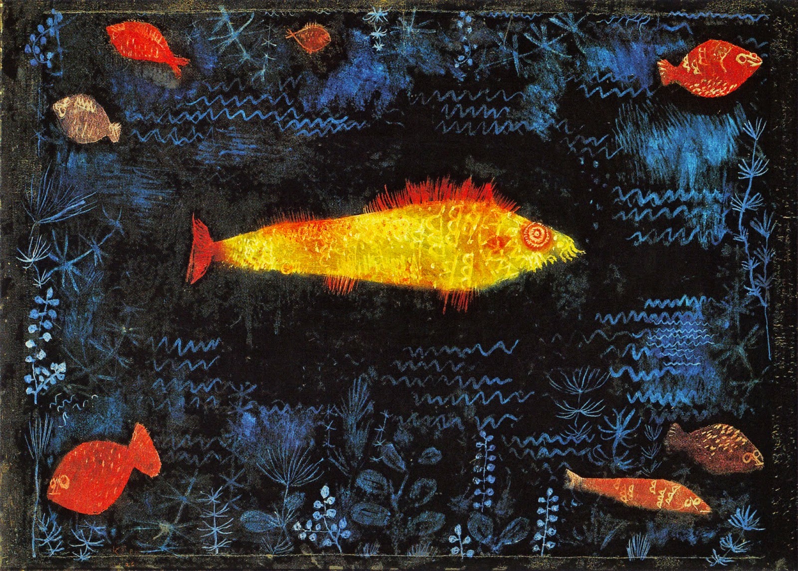 Paul Klee, Le poisson d’or, 1925 (© Gift of Friends of Carl Georg Heises, Bridgeman)