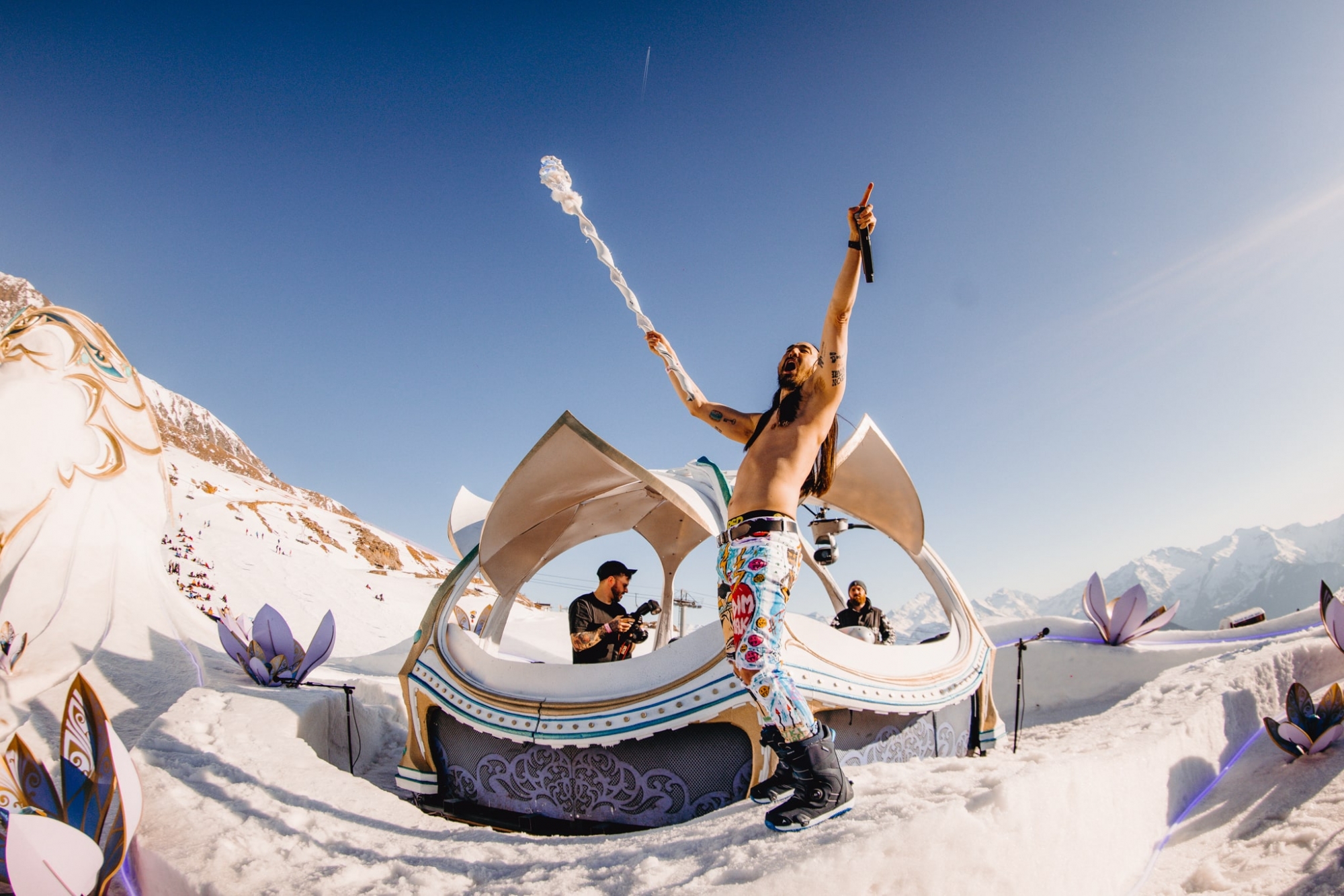 A l'Alpe d'Huez on rejoue la carte de la musique avec le retour de l’un des festivals de musiques électro les plus courus d’Europe : Tomorrowland-Winter - Photo capture écran Tomorrow Land