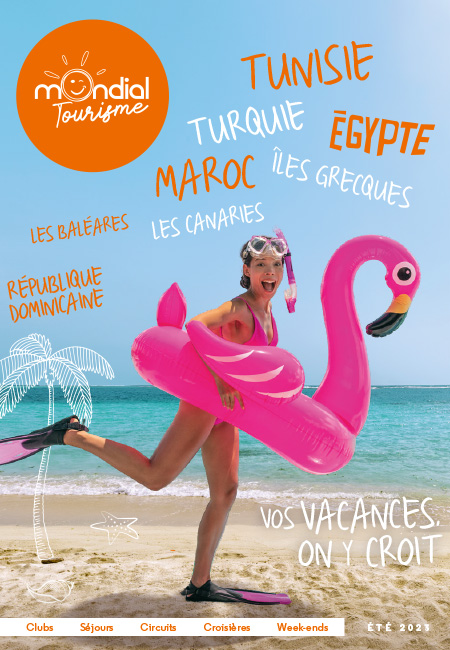 La nouvelle brochure de Mondial Tourisme qui fait la part belle aux Mondi Club - DR