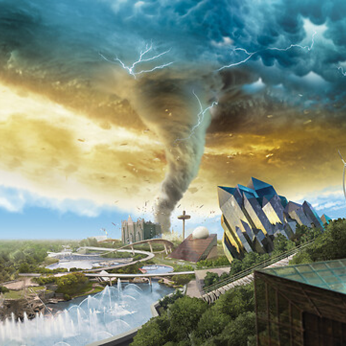 Chasseurs de tornades, Meilleure attraction mondiale 2022 (©Futuroscope)