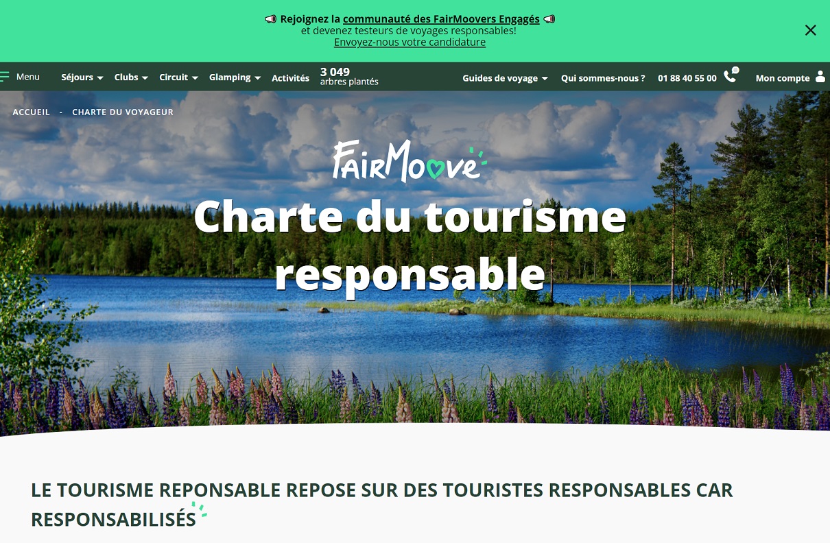 FairMoove va proposer aux membres de sa communauté de tester des voyages - DR capture écran