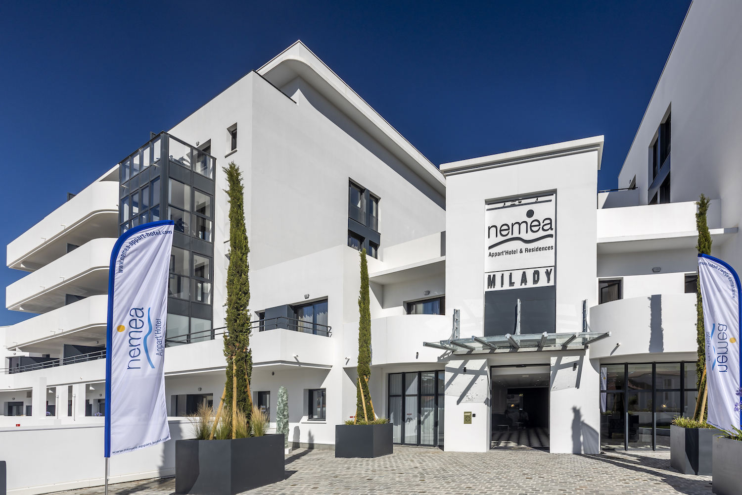 Nouvelle résidence de tourisme Milady à Biarritz (©Nemea) Nouvelle résidence de tourisme Milady à Biarritz (©Nemea)