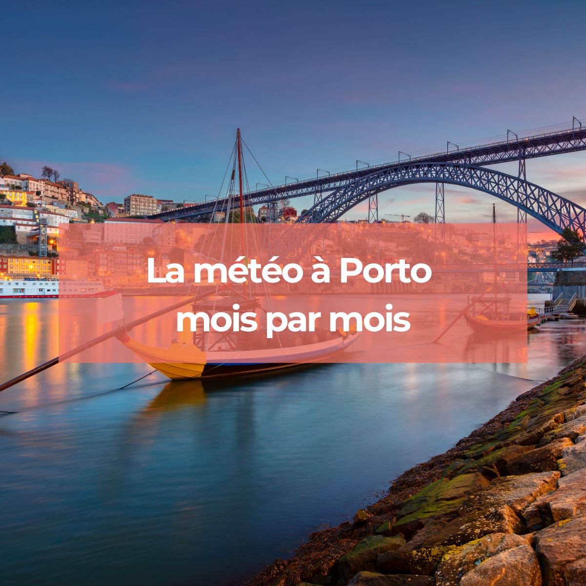 La météo à Porto mois par mois