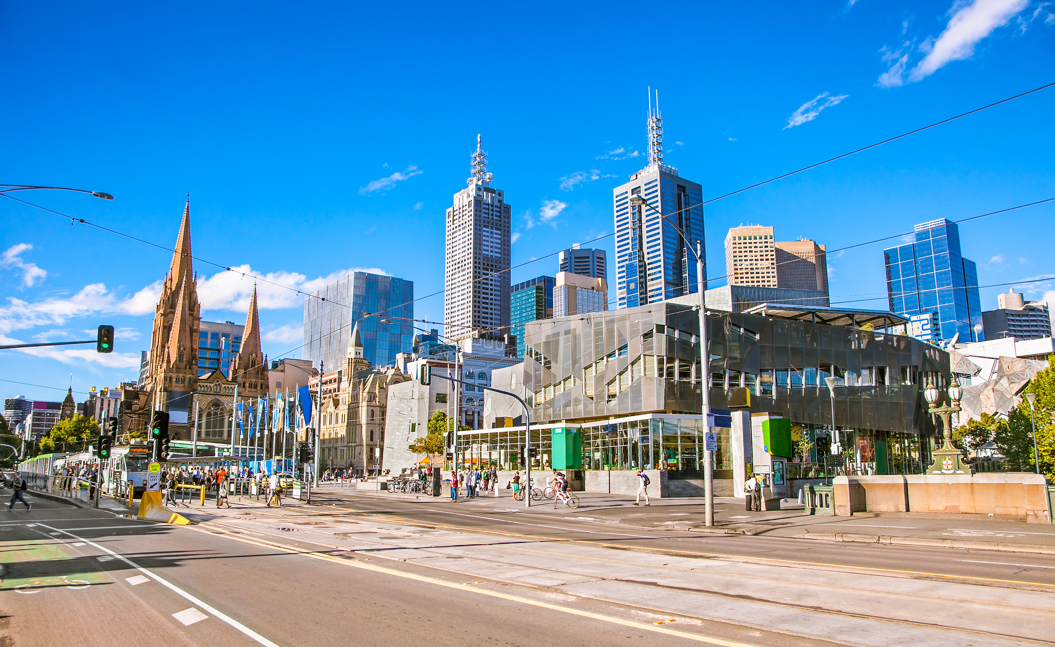 Federation Square à Melbourne, en Australie © Aleksandar Todorovic - stock.adobe.com