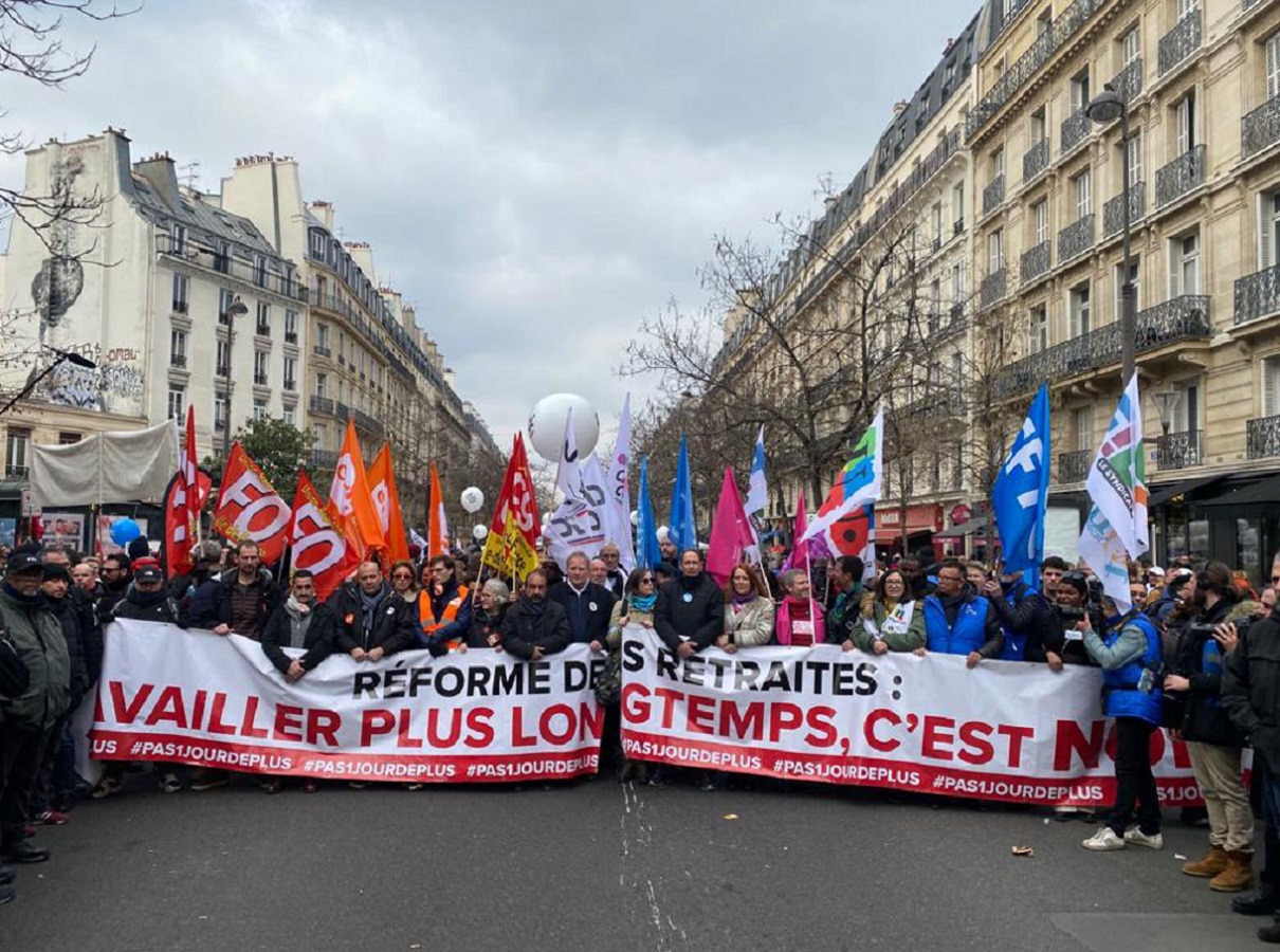 Quel sera l'impact de la grève le 16 février 2023 contre la réforme des retraites dans le secteur des transports (SNCF, RATP, aéroports) ? - Crédit photo : compte Twitter de la CGT