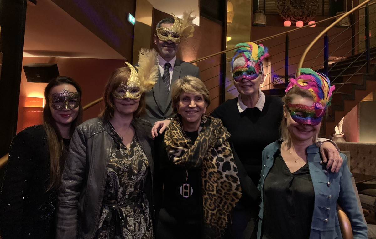 Une ambiance carnaval pour des vœux du Cediv décalés en février. ©David Savary