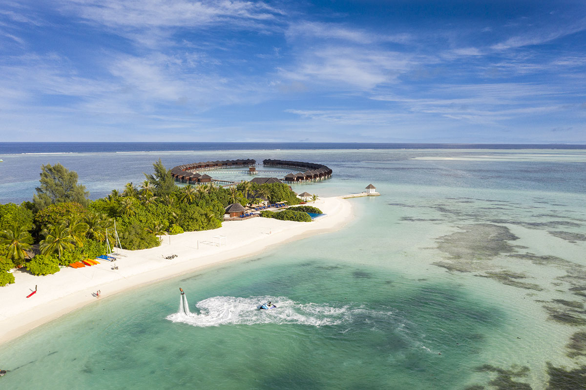 Fly boarding au Sun Siyam Olhuveli © Sun Siyam Resorts