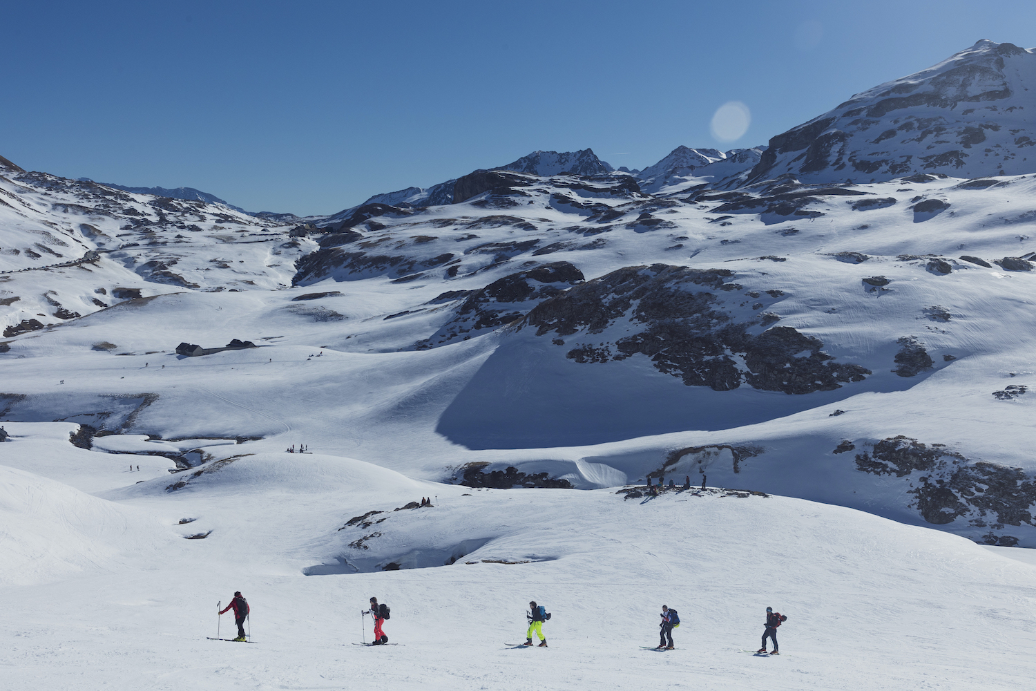 Randonnée accompagnée en pleine montagne (©G.Arrieta Pyrénéance)