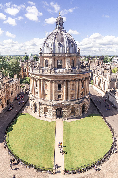 Vue aérienne à Oxford © VisitBritain/Sophie Nadeau