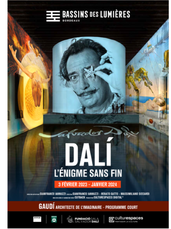 Bordeaux : des animations œnoludiques autour de Salvador Dalí aux Bassins des Lumières