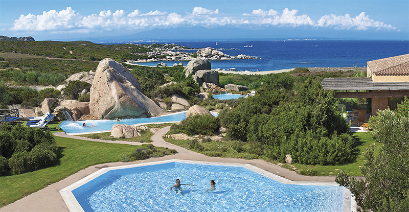 Piscines du Resort Valle dell’Erica Thalassa & SPA***** © Delphina Hôtel & Resort