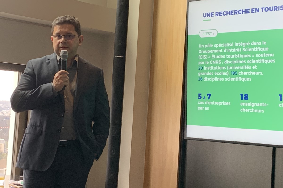 Luc Beal chapeaute la partie Recherche de l'Excelia Tourism School. ©David Savary Luc Beal chapeaute la partie Recherche de l'Excelia Tourism School. ©David Savary