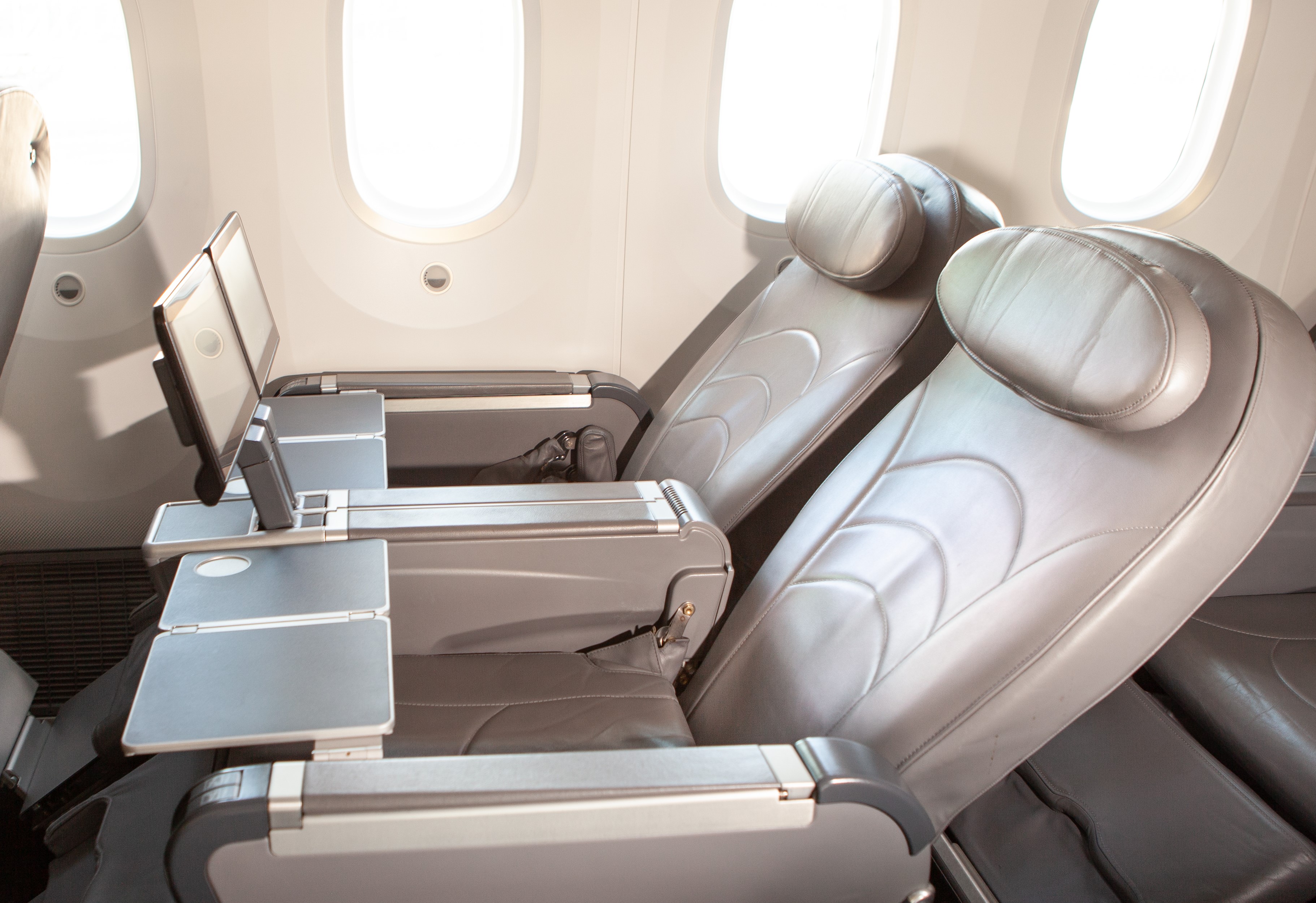 Les sièges premium offrent une excellente inclinaison. Photo C.Hardin Les sièges premium offrent une excellente inclinaison. Photo C.Hardin