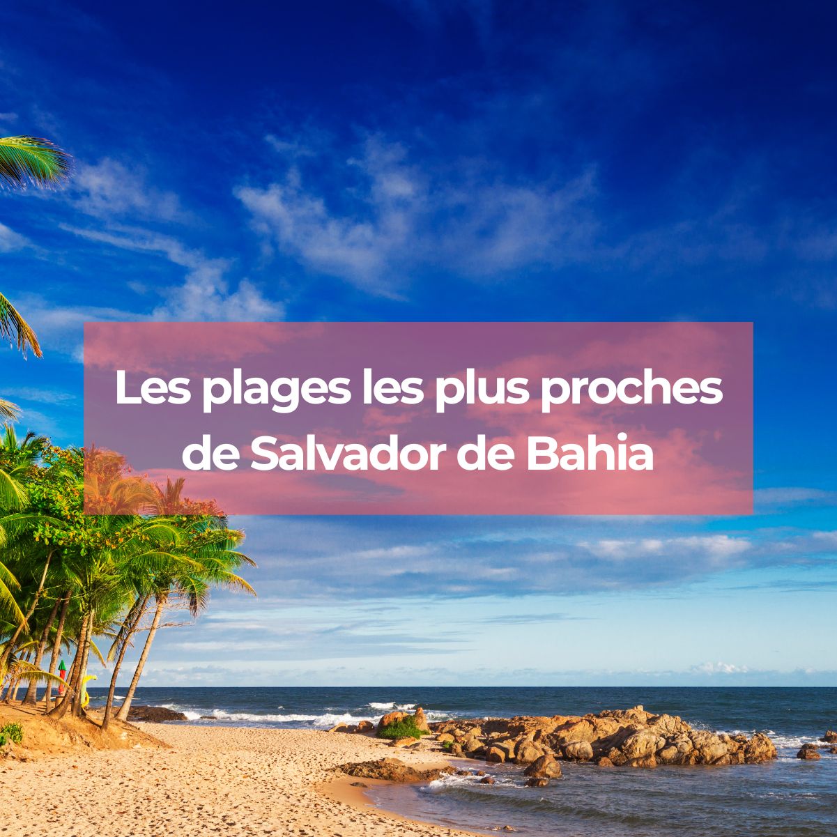 Les plages les plus proches de Salvador de Bahia