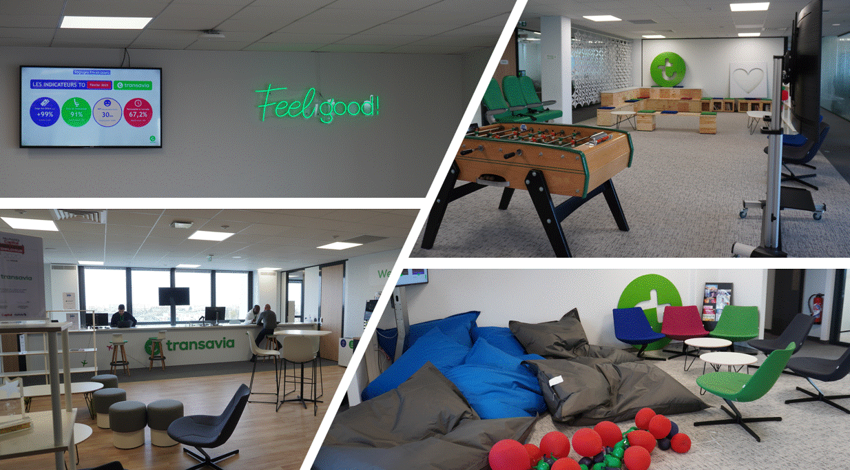 A Orly, l'ambiance "Feel Good" des nouveaux locaux. Photos C.Hardin A Orly, l'ambiance "Feel Good" des nouveaux locaux. Photos C.Hardin
